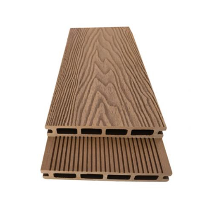 SRL-3D 145*21mm kültéri dombornyomott faszemcsés WPC teraszburkolat